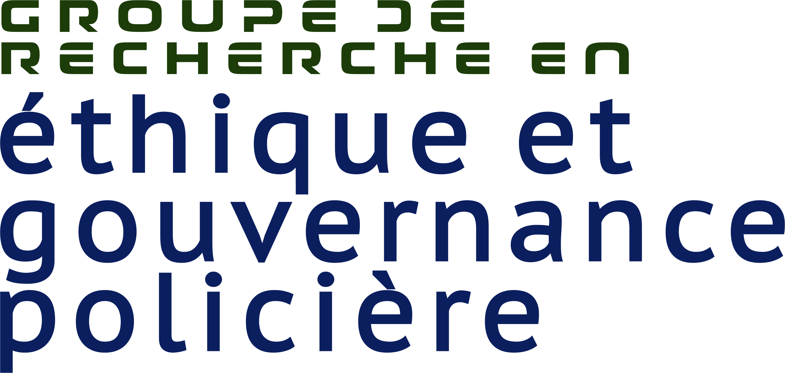 Groupe de recherche en éthique et gouvernance policière (GRÉGP)